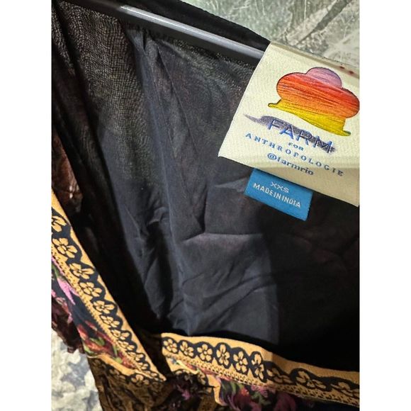 New Farm Rio for Anthropologie Side Slit Maxi Dress Size 2xs - Picture 7 of 8